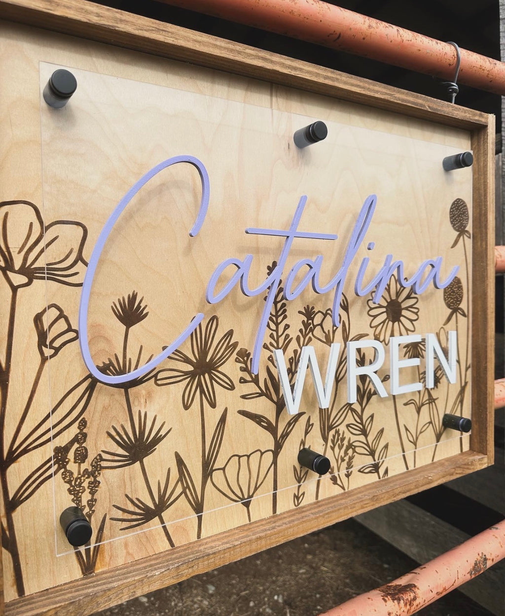 Wildflower Nursery Sign