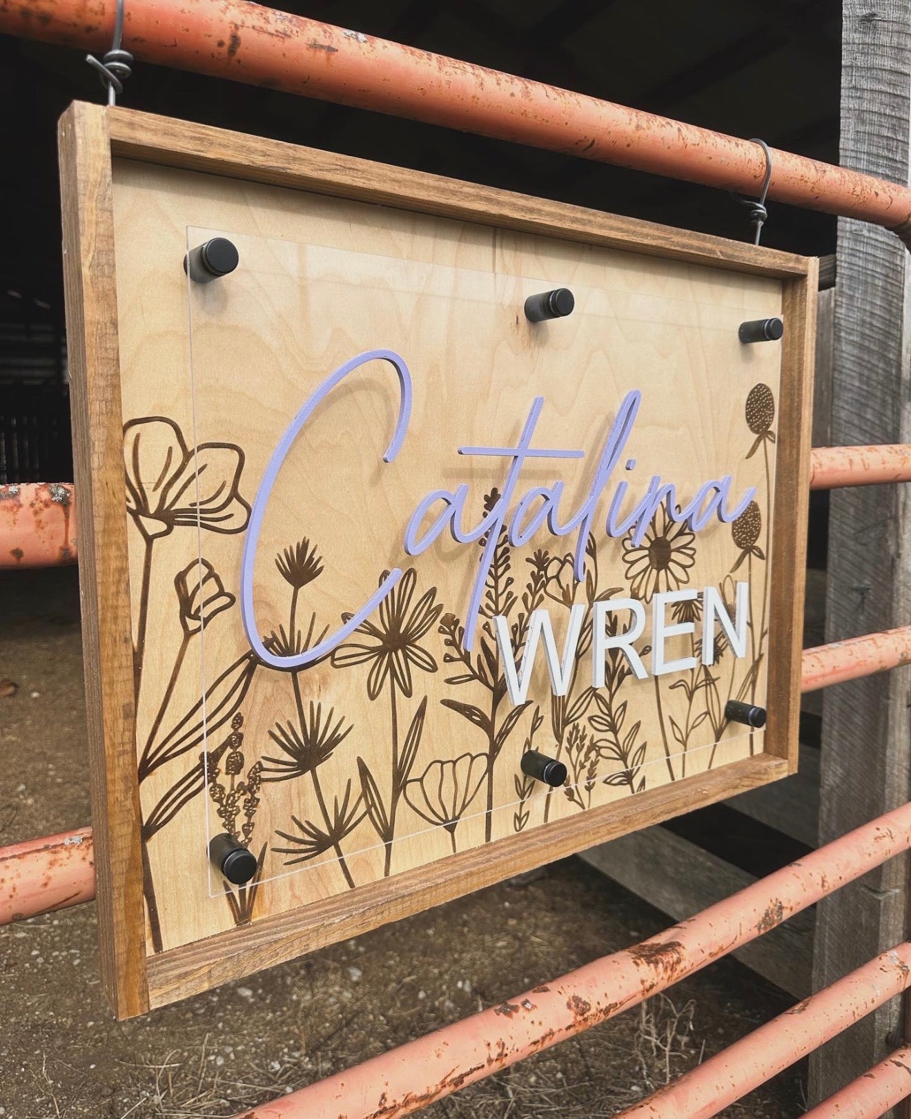 Wildflower Nursery Sign